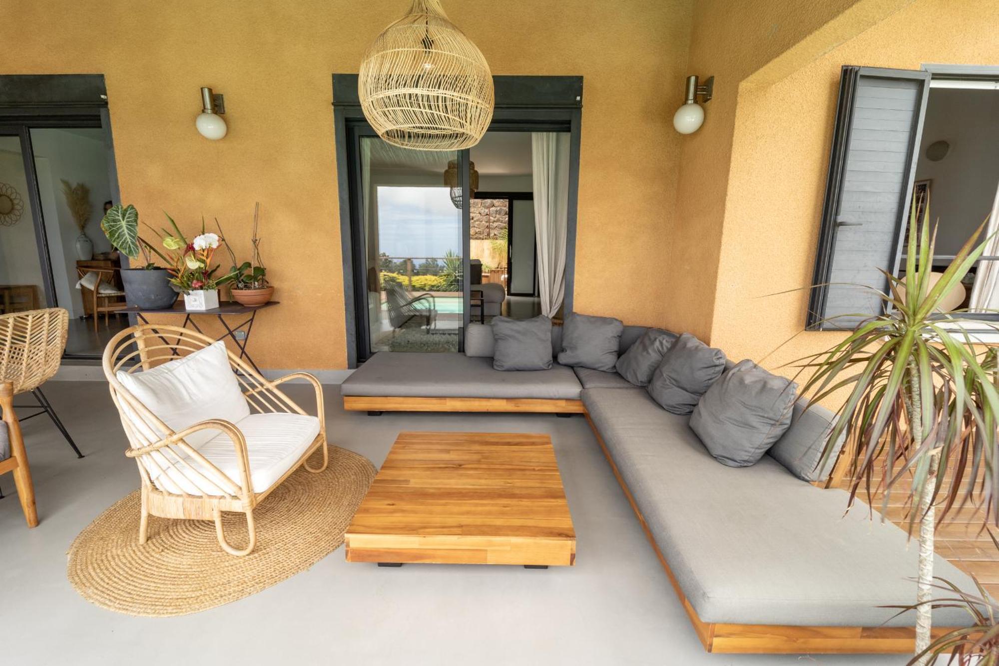 Villa Cactus Avec Piscine Et Vue Mer La Saline Le Bains Dış mekan fotoğraf